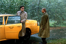 Ben Affleck as Matt Murdock and Joe Pantoliano as Ben Urich in 20th Century Fox's Daredevil - 2003 